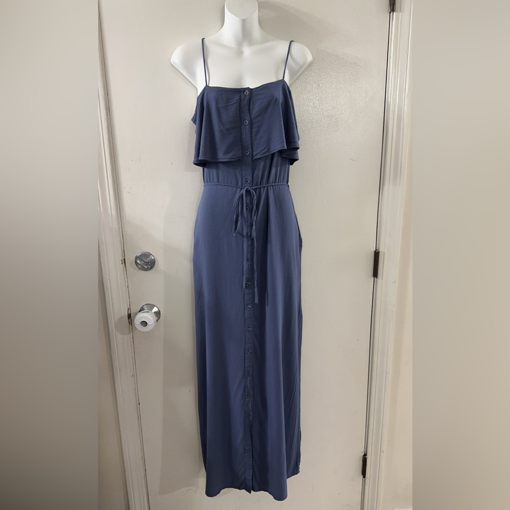 Lulus Cold Shoulder Button Down 2 Pockets Size Sm… - image 1